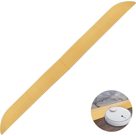 Rampe de seuil Rampe pour Robot aspirateur Rampe de seuil pour Tous Les Robots aspirateurs Rampe d'escalade assistée pour Robot aspirateur Rampe de seuil Flexible et Adaptable Jaune (1/5)