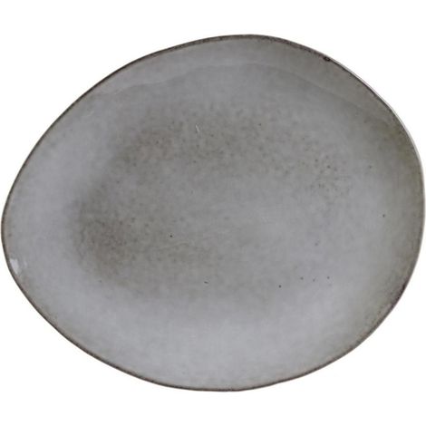 Lot de 6 Assiettes à Dessert "Au Grès" 22cm Gris (1/3)