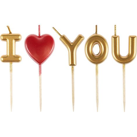 Set di 5 candele per occasioni speciali