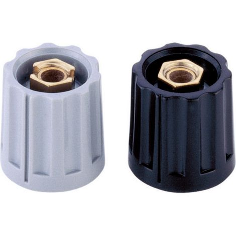 Mentor 331.6 331.6 Drehknopf mit Zeiger Schwarz (Ø x H) 15 mm x 14 mm 1 St. (1/2)