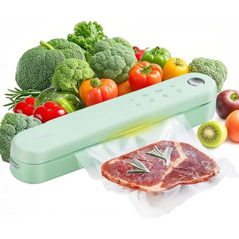 Machine Sous Vide Alimentaire 5 en 1, Appareil de Mise Sous Vide pour Aliments Secs et Humides, Cuisson Sous Vide et Conservation des Aliments Frais avec Sacs Sous Vide et Tuyau Inclus (1/5)
