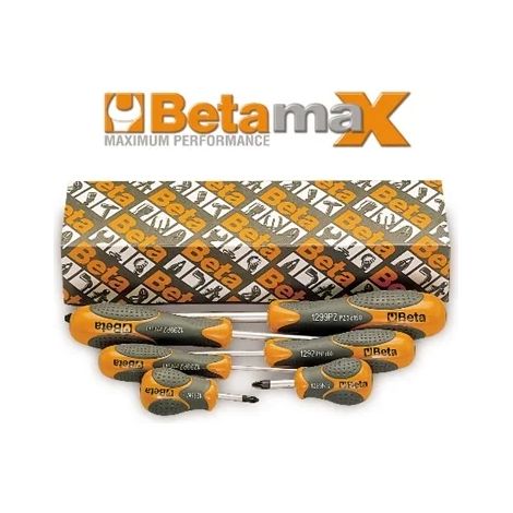 Jeu de tournevis betamax pozidriv-supadriv beta 1299pcs/s6 - 6 pcs.