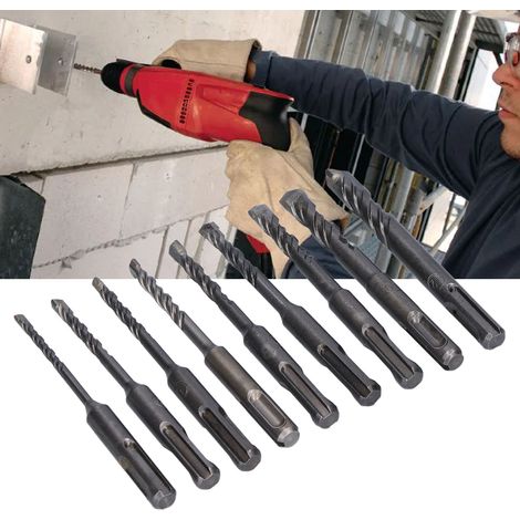 Coffret de 9 forets à percussion SDS Plus (4-12 mm, 110 mm/160 mm) 110 mm (1/5)