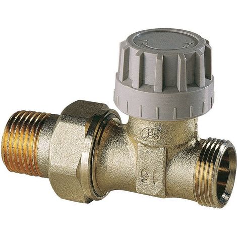 Robinet thermostatique pour radiateur eau chaude, droit mâle M22-1/2'' (15/21) - Senso EuroSar, Comap