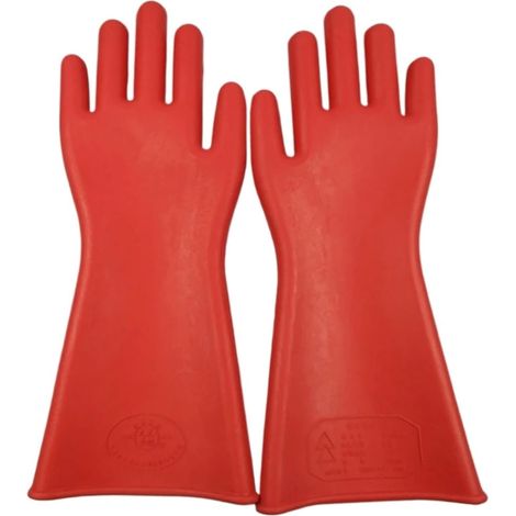 Electrically Insulated Rubber Gloves for High Voltage Electrician/Line Worker - Safety Protective Electrical Work Gloves (1/4)