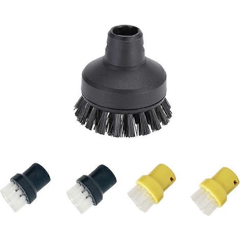 Nylon-Bürstenset für Kärcher SC1 SC2 SC3 SC4 SC5 Dampfreiniger, rundes Bürsten-Ersatzzubehör (1/5)