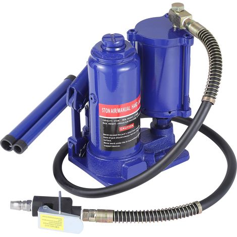 Cric bouteille pneumatique hydraulique – Levage professionnel multi-capacité – Pompe manuelle, usage intensif – 12T, hauteur 26-51 cm – Pour véhicules, camions, remorques, réparations auto, atelier (1/5)