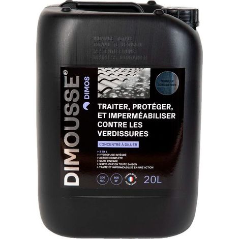 Démoussant concentré 3 en 1 DIMOUSSE AQUA+ (+/-350m²) - 20L