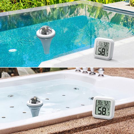 Wassertankthermometer zur Messung der Innen- und Außentemperatur, drahtlose intelligente Wassertemperaturprüfung (1/5)