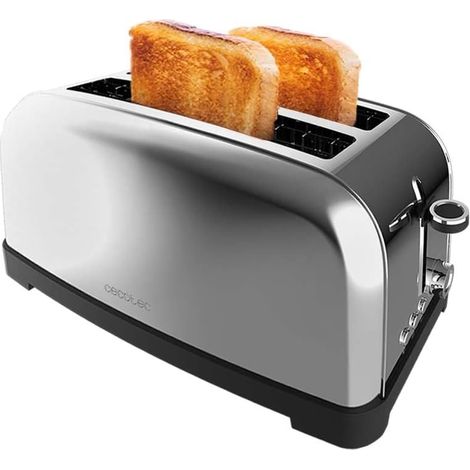 Grille-pain Inox 4 Tranches 1500W Design Vertical (1/2)