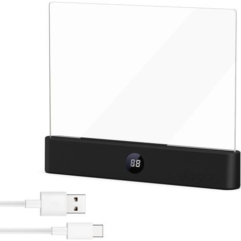Lampe De Lecture, éCran Plat Intelligent Led Lampe Lecture,Lumiere Livre Multifonctionnel,Chargement Usb Avec Fonction Minuterie,Lampe De Lecture Pour Lire Au Lit Veilleuse,Pour Lecture Et éClaira (C) (1/5)
