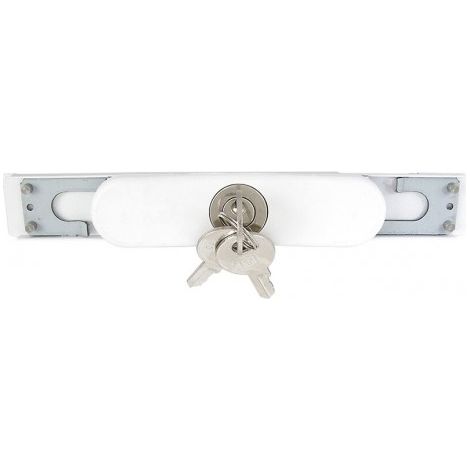 AFBAT Serrure extra plate blanc