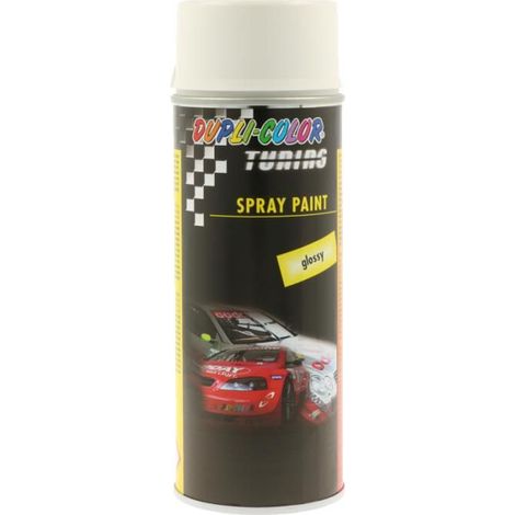 Bombe de peinture - Blanc - Brillant - Carrosserie - Tuning - Dupli-color - 400ml