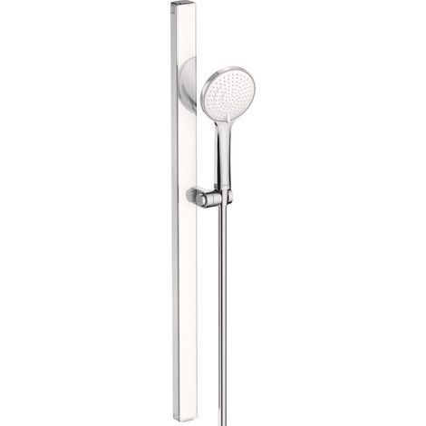 Conjunto de ducha Duravit 800 3jet, Minusflow, cromo blanco alto (1/4)