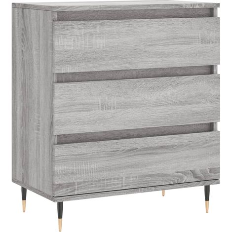 Maison Exclusive - Buffet Sonoma gris 60x35x70 cm Bois d'ingénierie (1/5)