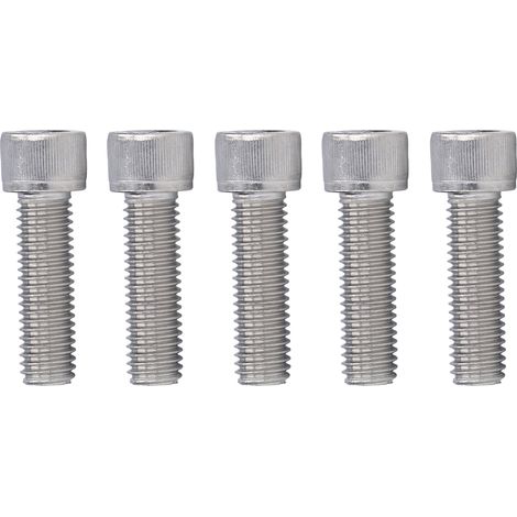Lot de 20 vis à tête hexagonale creuse, filetage grossier, acier inoxydable A2-70, M12x1,75, DIN 912, M12x45 (1/5)