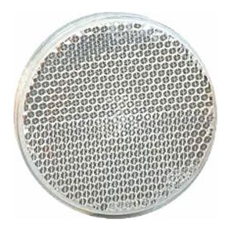 Catarifrangente con vite M5 bianco Ø 80mm