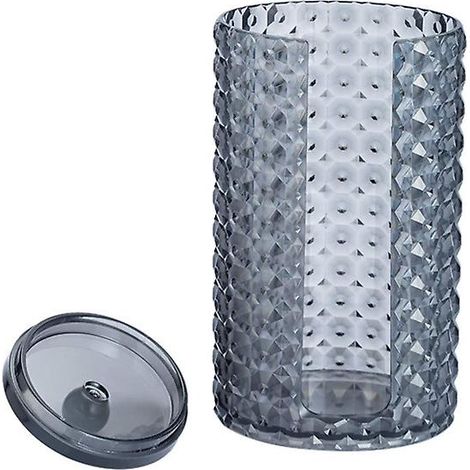 Aufbewahrungsbox aus Acryl mit Deckel für Wattestäbchen, Wattebällchen und Make-up-Wattestäbchen (1/5)