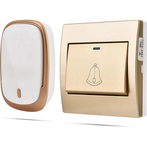 Sonnette sans fil étanche pour maison connectée, appel pour enfant malade (prise américaine) (1/5)