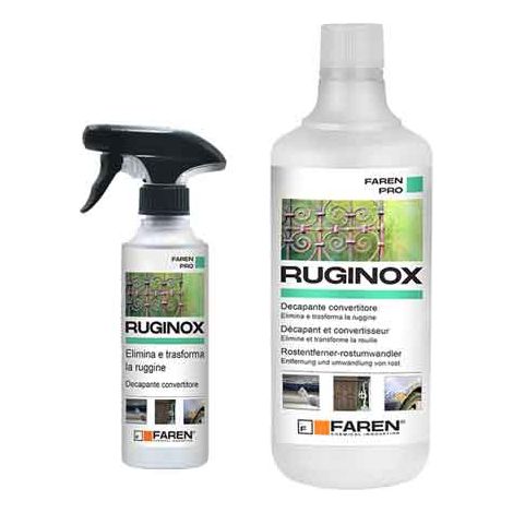 CONVERTITORE DI RUGGINE 'RUGGINOX' 750 ml - liquido - FAREN