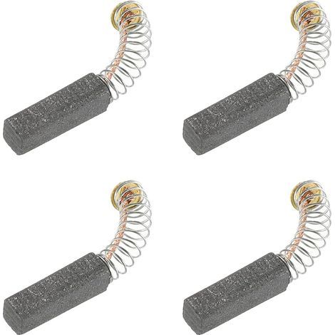 Carbon Brushes 16x5x5mm for Electric Motors Power Tool Angle Grinder Table Saw Replacement Repair Part 4 Pack pour Électrique Moteurs Alimentation Outil Meuleuse Angulaire Table Scie Rechange (1/5)