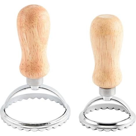 Tampons pour biscuits de Noël - motif circulaire festif en relief - emporte-pièce pour biscuits de Noël (1/5)