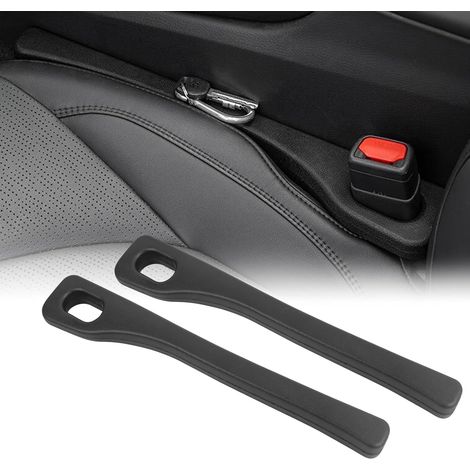 Sollbry 2er-Pack Autositz-Lückenfüller, PU-Leder-Sitzlückenfüller für LKWs, SUVs, Fahrzeuge, Autos, 40,5 x 6,5 x 3,3 cm (1/5)