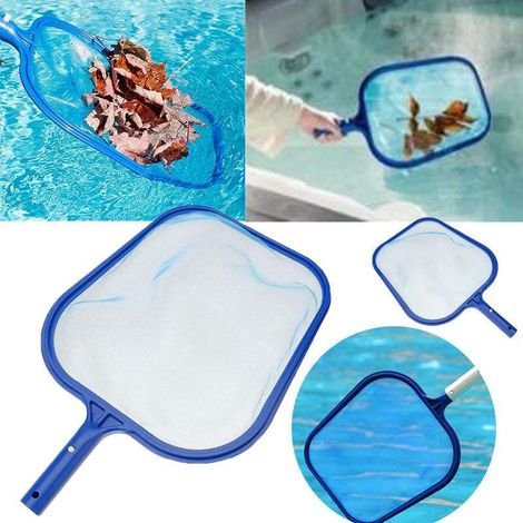 Filet De Râteau D'écumeur De Feuilles De Piscine Bain à Remous Nettoyage De Spa De Natation Feuilles De Maille 1 (1/5)