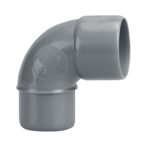 Coude PVC Mâle Femelle 87°30 D32 - WAVIN - 3026040 (1/2)