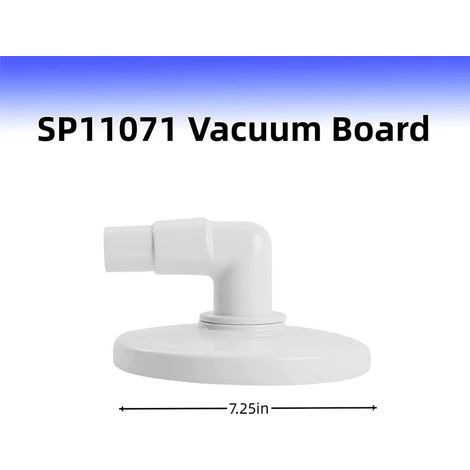 Plaque à Vide pour Skimmer avec Coude à 90° – Grand Adaptateur pour Piscine – Compatible Hayward SP11071 (1/4)