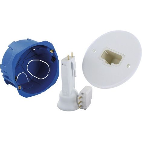 BLM 627409 Blue wall-mounted box, 67 mm diameter, E27 socket