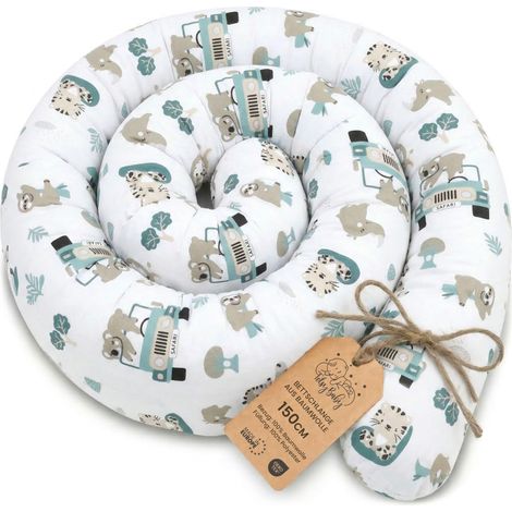 Oreiller Corps Dormeur Latéral 150 cm Coton Coussin Ergonomique Respirant Lavable de Couchage Soutien Cou Confort Afrique (1/5)