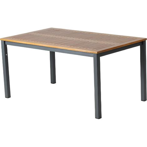 6-Sitzer-Tisch aus natürlichem Eukalyptusholz, 150 cm BAGO