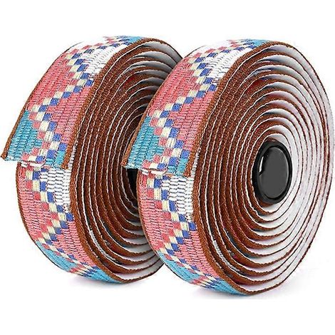 Stoßdämpfendes Lenkerband für Rennräder, schweißabsorbierender Lenkerriemen aus Baumwolle für Mountainbikes, trendiger Lenkerbezug (1/5)