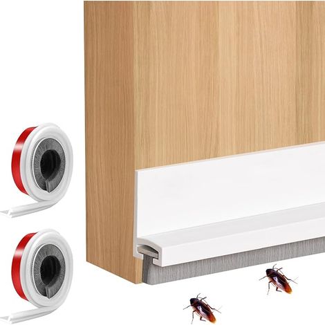 2 x Aislante inferior para puerta autoadhesivo 100 x 3 cm (1/5)