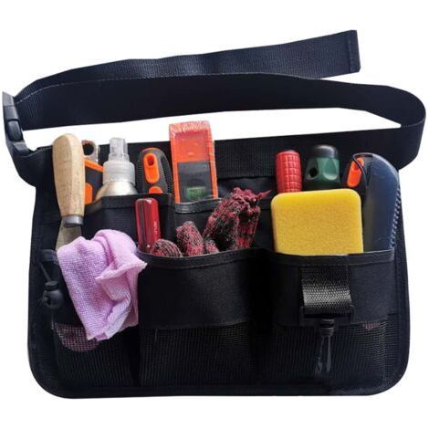ALLIANDISSac à Outils Sacoche porte-outils, Sac a Outils Noir, Porte Outils Ceinture Oxford épaissie (1/5)