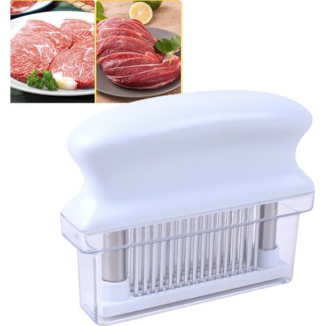 Küchengerät aus Kunststoff, Fleischzartmacher mit 48 Nadeln, kleines Küchengerät, DH-B15 Fleischzartmacher für weißes Fleisch. (1/5)