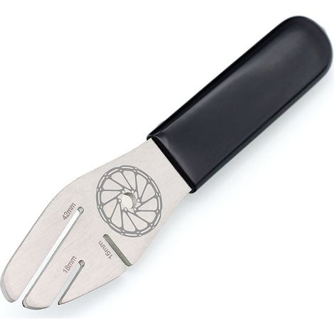 Llave para discos de bicicleta, herramienta de alineación de rotores de freno de disco, llave para corregir la deformación del disco, para ajustar las pastillas de freno de disco de bicicletas de carr (1/5)