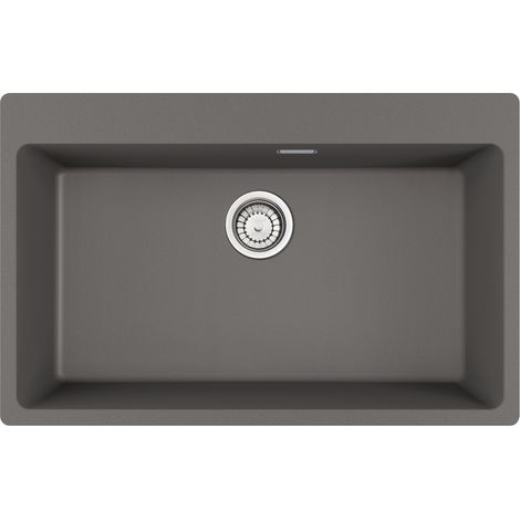 Franke Centro MRG 610-73 FTL. Tipo di lavello: Lavello montato su piano, Forma del lavandino: Rettangolare, Materiale del lavandino: Fragranito. Larghezza: 780 mm, Profondità: 500 mm... - 114.0661.710
