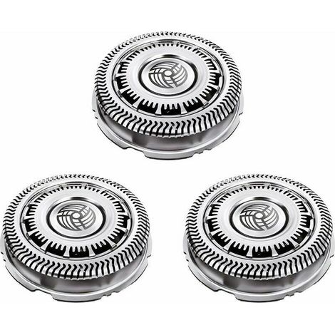 3pcs SH90 Têtes de rasoir électrique Remplacement Compatible avec les séries Phili-ps Norelco SH90 / 62 Série 9000 8000 S8950 S9000 S9311 S9321 S9511 S9531 S9721 Lames de Rechange