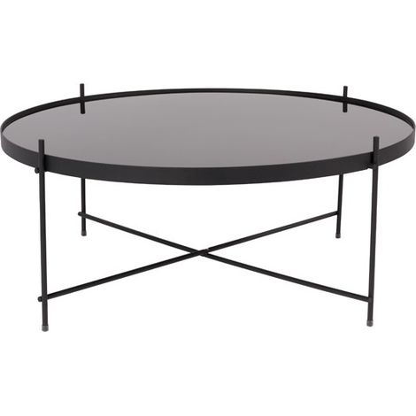 Table basse design ronde XXLarge - Noir - CUPID (1/5)