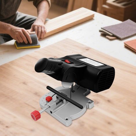 Mini Kappsäge Gehrungssäge Stahl Sägeblatt Kreissäge für Holz Metall 4500 RPM DE