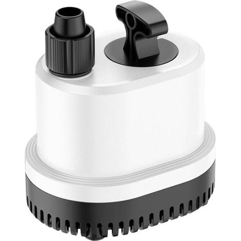 Mini Pompe à Eau Ultra Silencieuse Pompe pour Aquarium Pompe Submersible Max.1500L/H 25W 220-240V Pomp Bassin Exterieur Pomp Fontaine avec 2.3M Câble 3 Buses Pomp Vide Cave pour Jardin Étang
