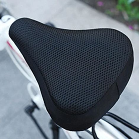 Housse de selle de vélo, housse de selle rembourrée et respirante, housse de selle confortable pour, A (1/4)