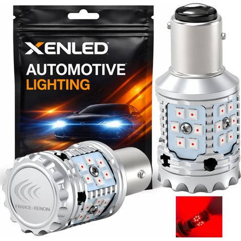 2X AMPOULES P21/5W ROUGE V2.0 30 LED EPISTAR - CANBUS PERFORMANCE - XENLED Double intensité (1/5)