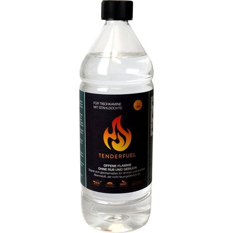 Tenderflame Sicherheitsbrennstoff Tenderfuel 1 L, für Tisch/Terrassenfeuer Winterterrasse