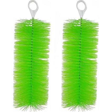 Lot de 2 brosses de nettoyage pour bassin à carpes koï - 30,5 x 12,9 cm (vert)