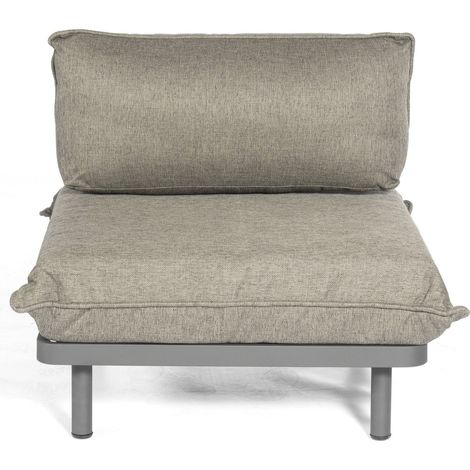 Sonnenpartner Lounge-Mittelmodul Lafayette Aluminium anthrazit inklusive Kissen Loungesessel (1/2)