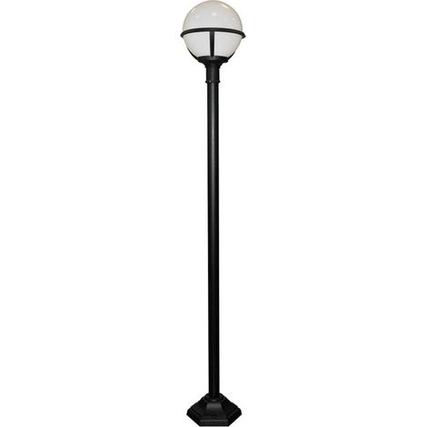 Elstead Glenbeigh - 1 Licht Außenlaternenpfahl Schwarz IP44, E27 (1/2)