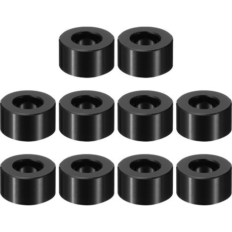 10 Pièces Entretoises en Aluminium M10 3/8" ID x 3/4" OD x 3/8" L (1/5)